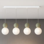 COTTAGE 1228 S4R SOSPENSIONE DI TOP LIGHT 8 LUCI SU BASE RETTANGOLARE 4 FINITURE DIFFERENTI - immagine 12