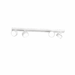 EDRA Binario Top Light 1210 4  GX53 LED lampada soffitto parete moderna faretti orientabili 3 finiture - immagine 2