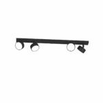 EDRA Binario Top Light 1210 4  GX53 LED lampada soffitto parete moderna faretti orientabili 3 finiture - immagine 4