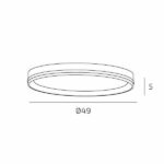 Aera Plafoniera di Top Light LED CCT MODERNA - immagine 14