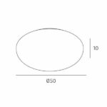 BUBBLE Plafoniera di Top Light in due dimensioni e tre finiture - immagine 6