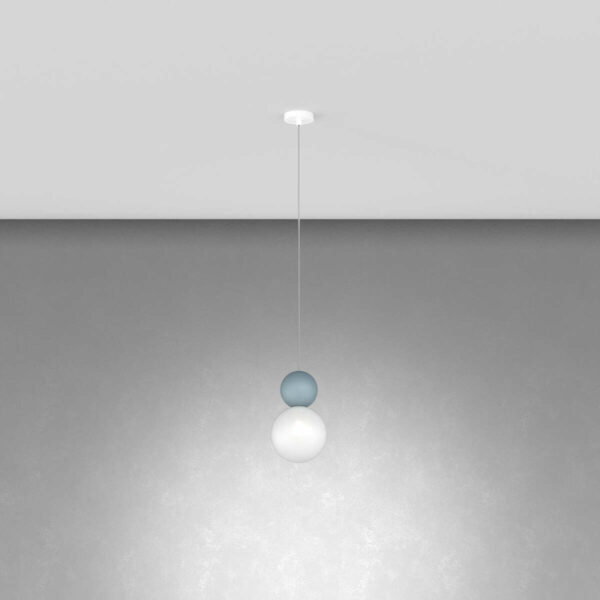 COTTAGE SOSPENSIONE DI TOP LIGHT 1 LUCE BLU