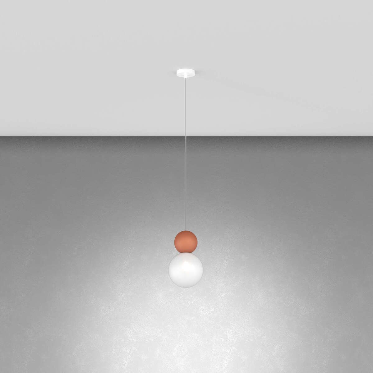 1228s1-rt-cs01-medium-thumb COTTAGE SOSPENSIONE DI TOP LIGHT 1 LUCE TERRA ROSSA - immagine 1