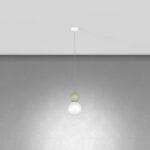 COTTAGE SOSPENSIONE DI TOP LIGHT 1 LUCE VERDE