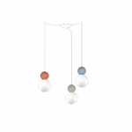 COTTAGE 1228 S3 S SOSPENSIONE DI TOP LIGHT 3 LUCI DECENTRATE 4 FINITURE DIFFERENTI - immagine 6