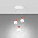 TOP LIGHT SOSPENSIONE TONDA COTTAGE IN DIVERSE FINITURE - immagine 4