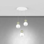 TOP LIGHT SOSPENSIONE TONDA COTTAGE IN DIVERSE FINITURE - immagine 2