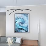 KAWAII 1229 S Sospensione nera di Top Light KAWAII LED CCT SWITCH dimmerabile 3 step