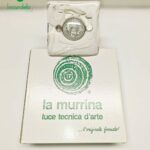 Faretto da incasso in vetro di murano LA MURRINA quadrato foglia bianca granigliata GU.10 (Copia)