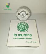 Faretto da incasso in vetro di murano LA MURRINA rotonda graniglia trasparente