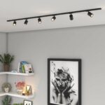 Binario Top Light MONO YARIKIT 200 GU10 LED spot soffitto orientabili moderni in 4 colorazioni