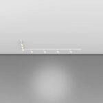 Binario Top Light MONO YARIKIT 300L GU10 LED spot soffitto orientabili moderni in 2 colori - immagine 4