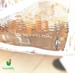 File'S40 Sospensione in vetro di Murano di La Murrina montatura cromo vetro dec bianco 1 Luce E 27 - immagine 3