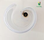 602 Lume in vetro di Murano di La Murrina dec. bianco Montatura oro - immagine 3