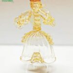 Goldoniana Dama di La Murrina in vetro di Murano crist. dec. oro