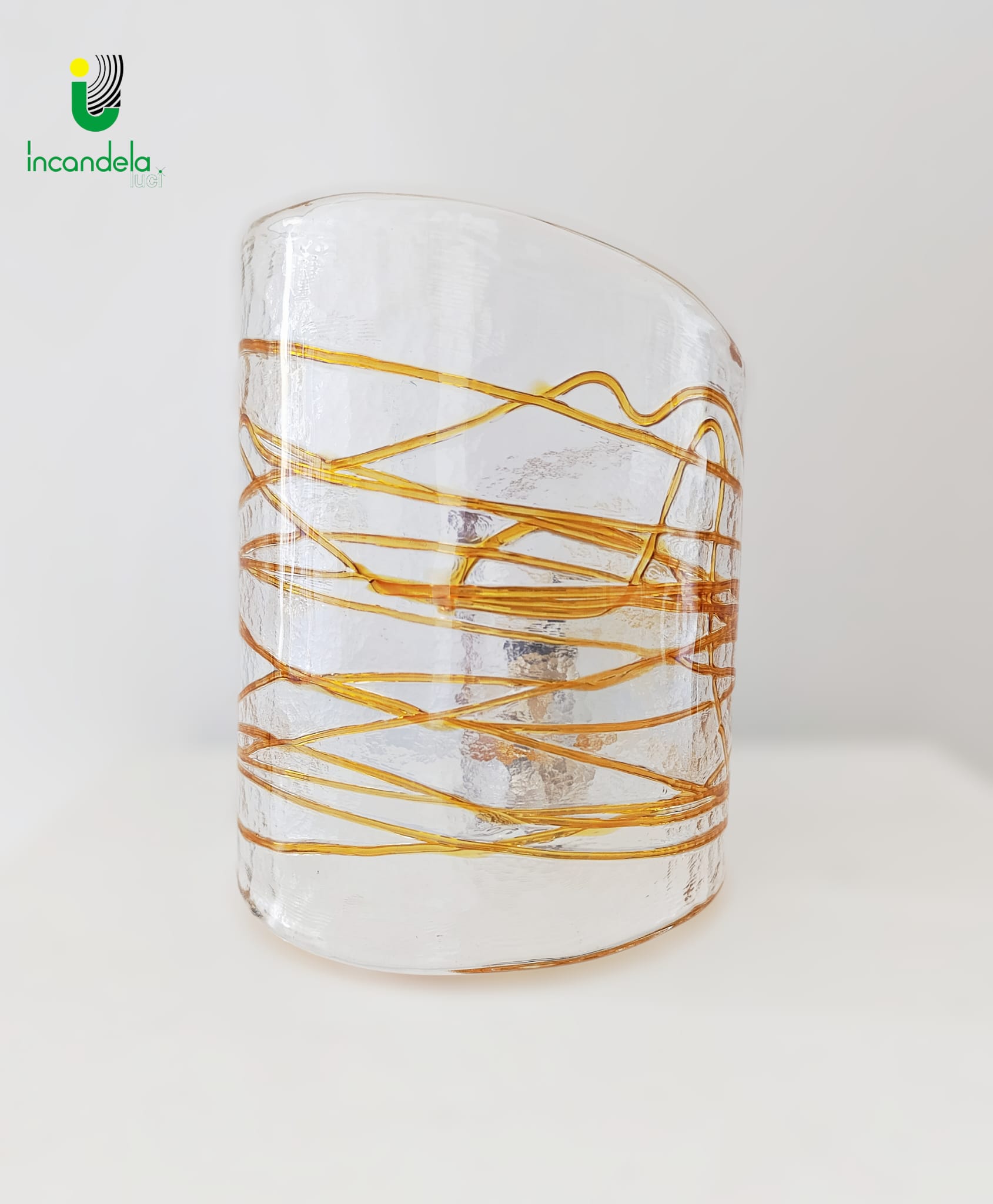 WhatsApp Image 2025-12-11 at 09.02.15 602 Lume in vetro di Murano di La Murrina Grafito topazio Montatura oro - immagine 1