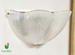 GIULIETTA Applique in vetro di Murano di La Murrina dec graniglia bianca montatura cromo 1 Luce R7S - immagine 4