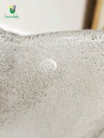 GIULIETTA Applique in vetro di Murano di La Murrina dec graniglia bianca montatura cromo 1 Luce R7S - immagine 3