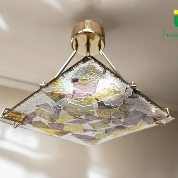 RUMBA Plafoniera di La Murrina vetro Liberty  Montatura Oro