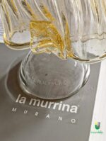 Goldoniane Dama e Cavaliere di La Murrina in vetro di Murano crist. dec. oro - immagine 12