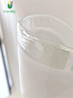 602 Lume in vetro di Murano di La Murrina dec. bianco Montatura oro - immagine 4