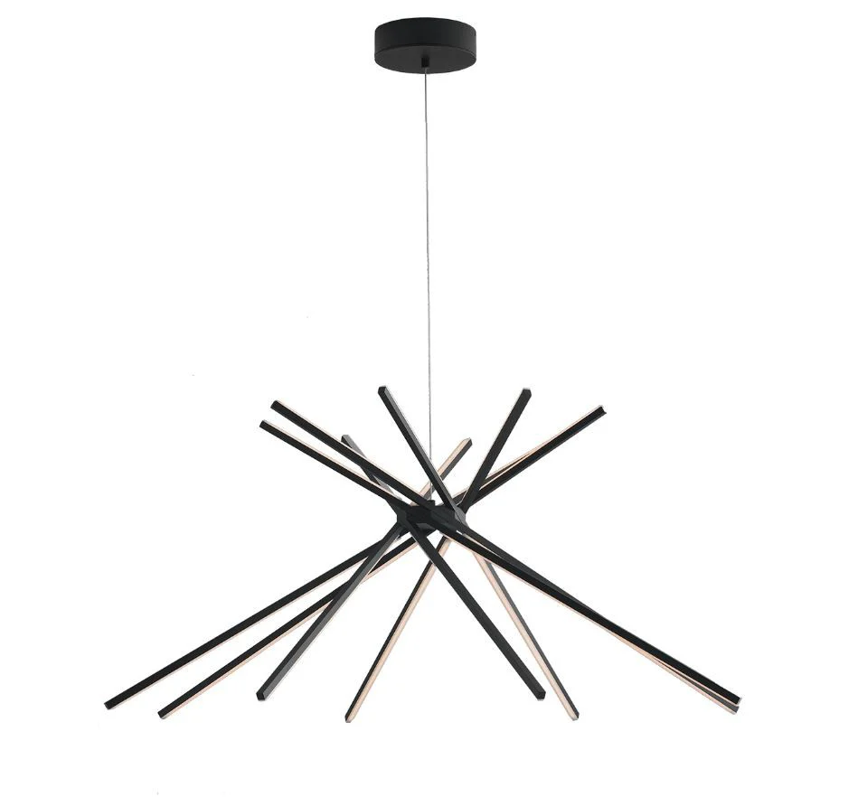 0081394_lampadario-soggiorno-nero-led-56w-bacchette-shanghai-s8-luce-ambiente-design.jpg SHANGHAI Sospensione 8 Bacchette Nero LED 56W - immagine 1