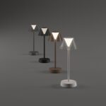 LOLITA di Ideal Lux Lampada da tavolo ricaricabile coffee - immagine 5