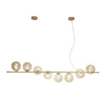 HONEY Sospensione 8 Sfere Led(G9) 145 cm In Metallo in due colorazioni
