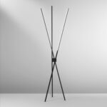 SHANGAI-PT3 Piantana di Faneurope bianca o nera LED 31 W