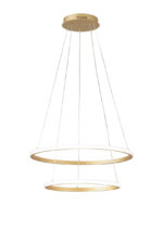 Axis S6040 lampadario a due cerchi di Faneurope CCT LED in tre colorazioni - immagine 7