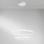 Axis S6040 lampadario a due cerchi di Faneurope CCT LED in tre colorazioni - immagine 3