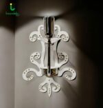 131 Applique di Gibas in ferro battuto e strass 1 x E14 - immagine 2