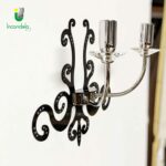 131 Applique di Gibas in ferro battuto e strass 2 x E14