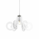 NUCLEA Sospensione di Emporium Trasparente satinato cm.53