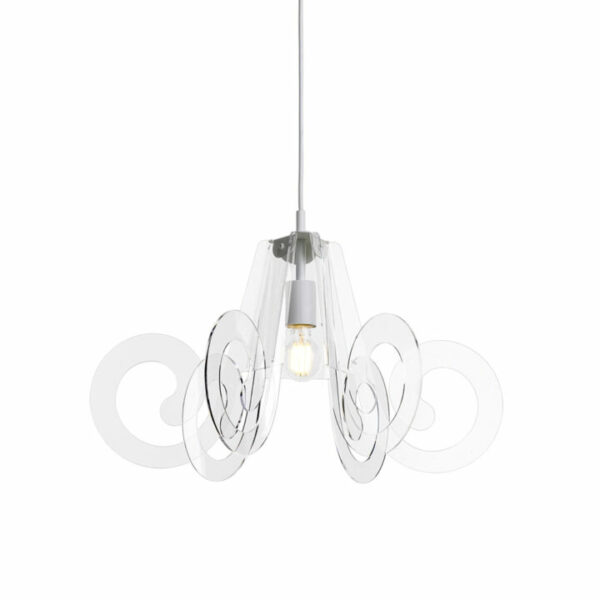 NUCLEA Sospensione di Emporium Trasparente satinato cm.53