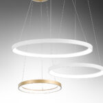 KRIZIA Lampada a Sospensione GEA LUCE LED 3000K D. 58 in due colori - immagine 5