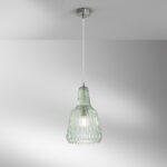 GALWAY Lampadario a Sospensione E27 23 in Vetro e disponbile in 4 colori - immagine 8
