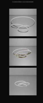 DIVA Lampada a Sospensione GEA LUCE – Alluminio LED 3000K D. 50 in tre colori - immagine 2