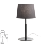 NEMIA LAMPADA DA TAVOLO DI REDO GROUP - NERA