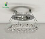 Alba faretto da incasso in cristallo Swarovski montatura cromo