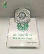 Faretto da incasso in vetro di murano LA MURRINA esagono bianco a scaglie GU10
