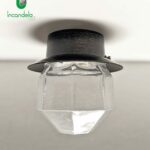 10321/T4 Plafoniera di Ismos da esterno IP44 bianco e nero