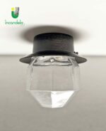 10321/T4 Plafoniera di Ismos da esterno IP44 bianco e nero