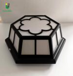 Art. 23321 Lampada da parete/soffitto di Ismos nero policarbonato  IP44