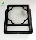 Art. 21111 Lampada da parete/soffitto di Ismos nero policarbonato  IP44