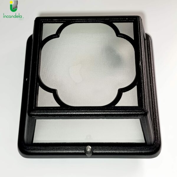 Art. 21111 Lampada da parete/soffitto di Ismos nero policarbonato  IP44