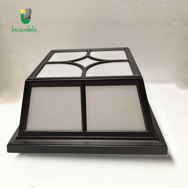 Art. 23121 Lampada da parete/soffitto di Ismos nero policarbonato  IP44