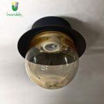 10301 Plafoniera ambra di Ismos da esterno IP44