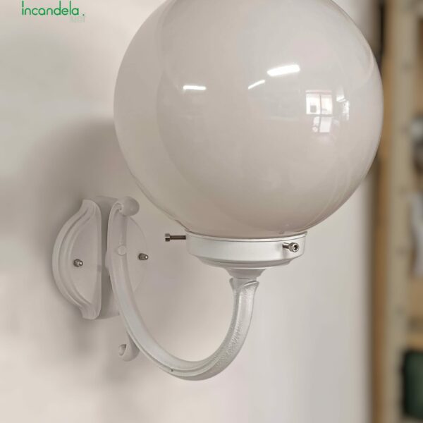 14083 Applique di Ismos da esterno ø25 cm 1 luce x E27 nero