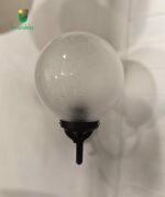 14085 Applique da esterno in vetro di Ismos 1 luce x E27 nero - immagine 4